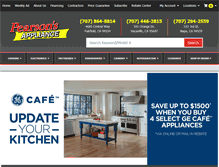 Tablet Screenshot of pearsonsappliancestv.com
